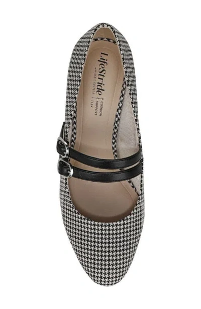 Lifestride Women's True Almond Toe Block Heel Mary Jane Pumps In Gray