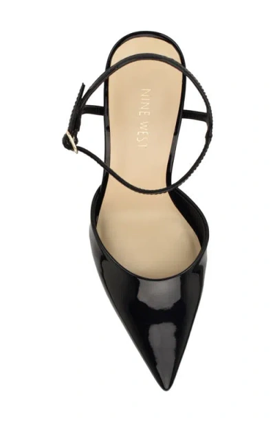 Nine West Women's Dezos 85mm Patent Faux Leather Pumps In Black