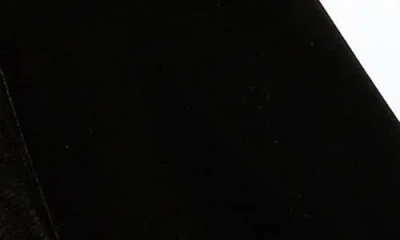 Alex Evenings Petites Womens Velvet Long Sleeve Wrap Top In Black