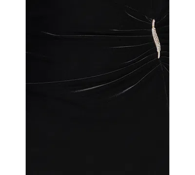 Xscape Women's Off The Shoulder Maxi Dress In Black