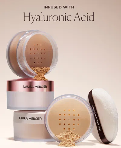 Laura Mercier Indulgent Icons Ultra-blur Translucent Loose Setting Powder And Puff Set 20g In Transparent