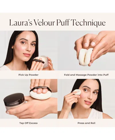 Laura Mercier Indulgent Icons Ultra-blur Translucent Loose Setting Powder And Puff Set 29g In Transparent