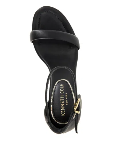 Kenneth Cole New York Luisa Woven Womens Open Toe Round Toe Block Heels In Multi