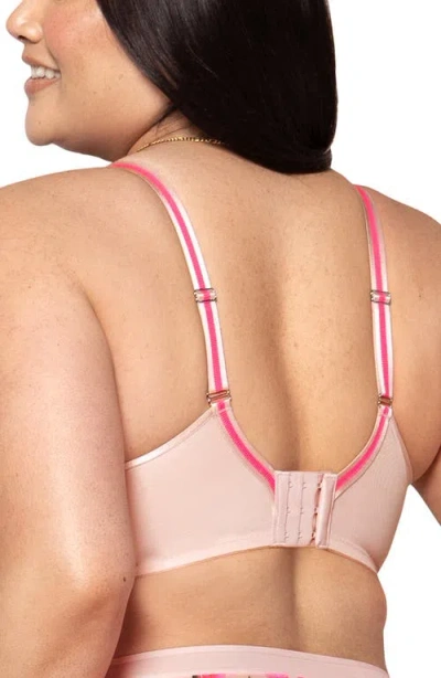 Curvy Couture Full Coverage Underwire Full Coverage Bra 1311 In Pink