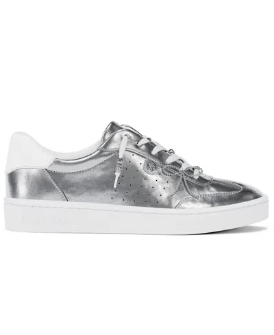 Michael Kors Michael  Women's Scotty Lace Up Sneakers With Charms In Silver