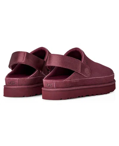 Ugg Women's Goldenstar Slip On Slingback Clogs In Burgundy