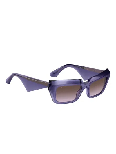 Etro Angular-frame Sunglasses In Purple