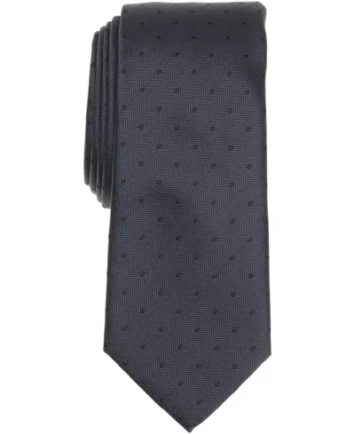 Alfani Men's Gossamer Dotted Tie, Macy's Exclusive In Black