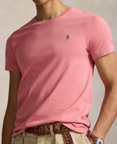 Polo Ralph Lauren Pima Cotton T-shirt In Pink
