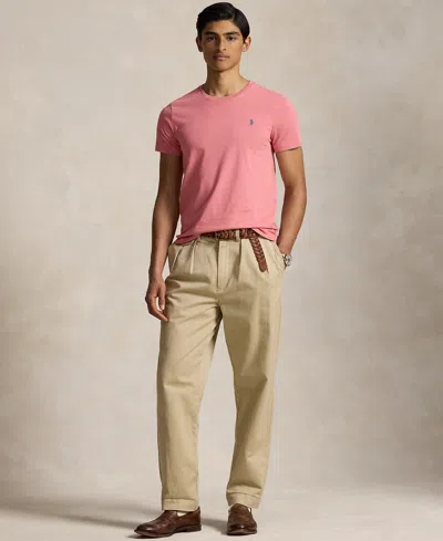 Polo Ralph Lauren Pima Cotton T-shirt In Pink