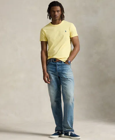 Polo Ralph Lauren Men's Classic Fit Crew Neck T-shirt In Yellow