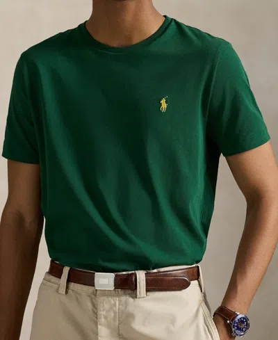 Polo Ralph Lauren Men's Classic Fit Crew Neck T-shirt In Green
