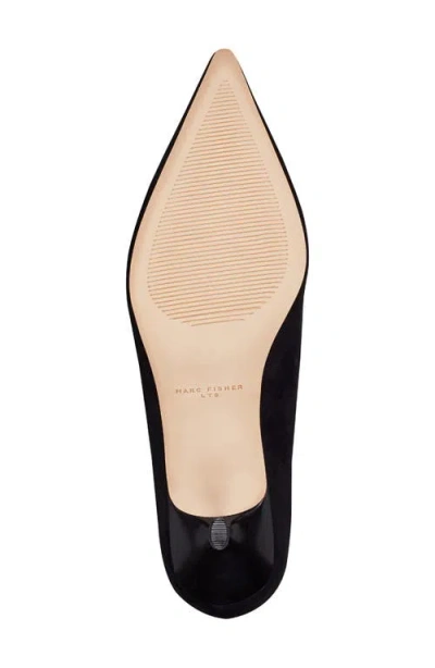 Marc Fisher Ltd Calynna Pointed Toe Kitten Heel Pump In Black