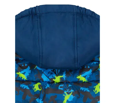 S Rothschild & Co Baby Boys 2-piece Snowsuit Jacket And Ski Bib Set In Blue