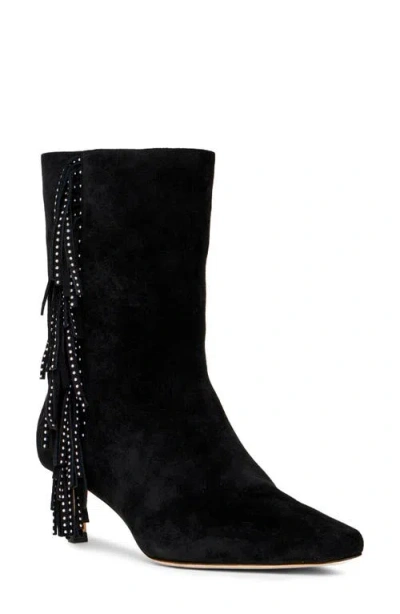 Paige Aya Kitten Heel Boot In Black