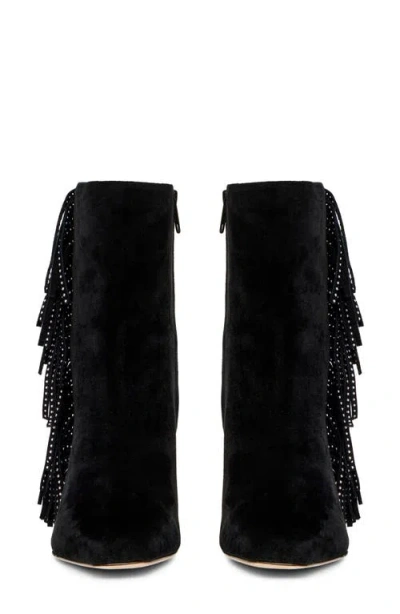 Paige Aya Kitten Heel Boot In Black