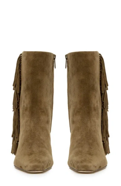 Paige Aya Kitten Heel Boot In Brown