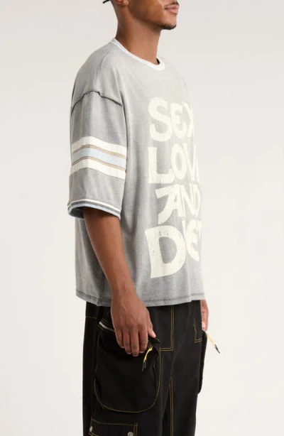 Diet Starts Monday Sex, Love & Diet Athletic Graphic T-shirt In Multi