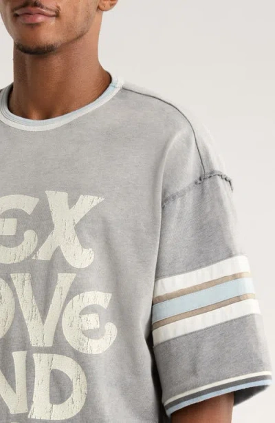 Diet Starts Monday Sex, Love & Diet Athletic Graphic T-shirt In Multi