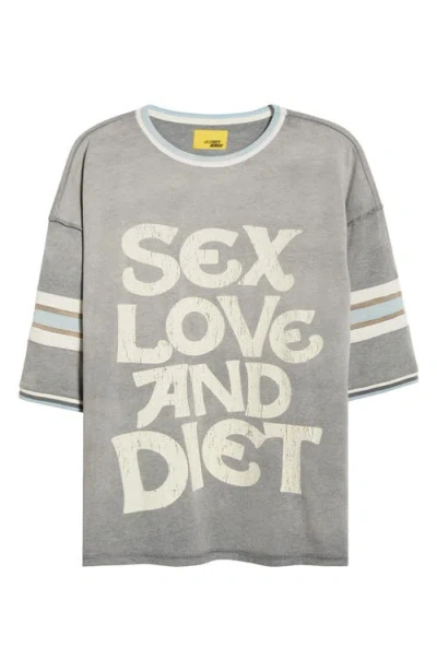 Diet Starts Monday Sex, Love & Diet Athletic Graphic T-shirt In Multi