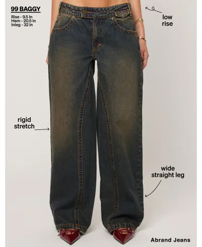 Abrand 99 Low Baggy Utility Hillary In Blue