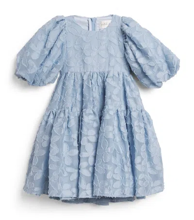 Petite Amalie Agnes Babydoll Dress In Blue