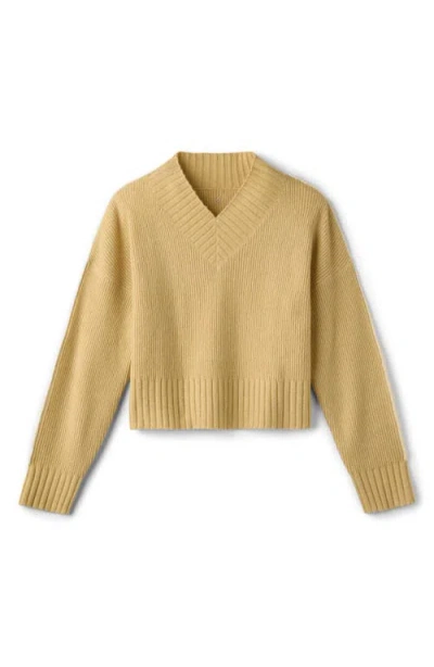 Rhone Westside V-neck Sweater In Neutral