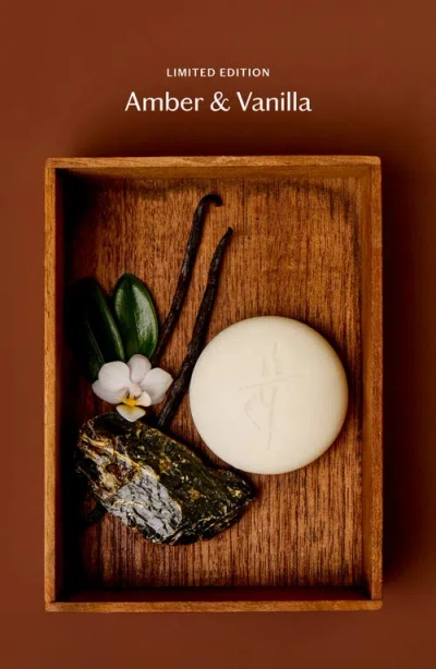 Kate Mcleod Amber & Vanilla Body Stone Moisturizing Lotion Bar In Neutral