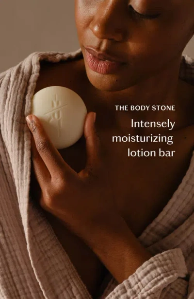 Kate Mcleod Amber & Vanilla Body Stone Moisturizing Lotion Bar In Neutral