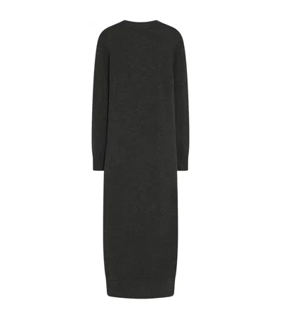 The Row Loter Cashmere Maxi Dress In Gray
