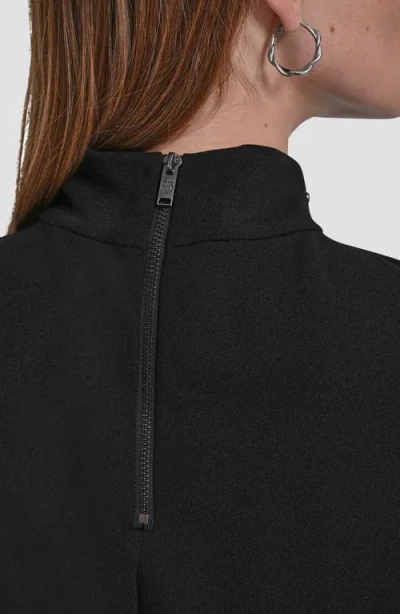 Dkny Women's Studded Mock Neck Top In Multi