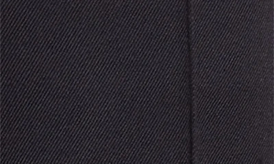 Chloé Slit Hem Virgin Wool Gabardine Tailored Pants In Blue