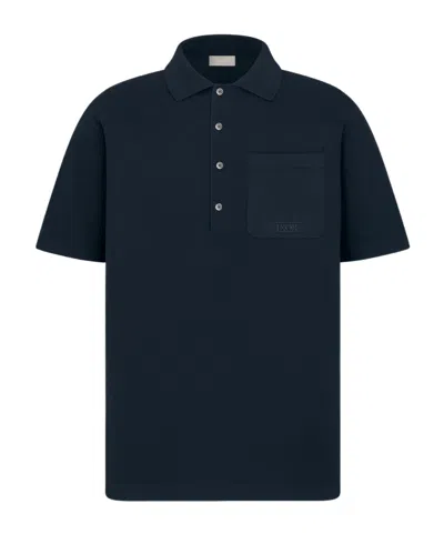 Dior Icons Polo Shirt In Blue