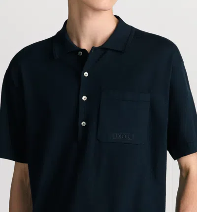 Dior Icons Polo Shirt In Blue