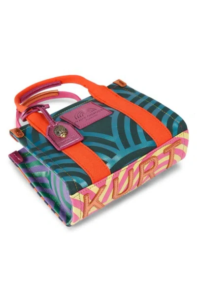 Kurt Geiger London X-small Southbank Canvas Tote In Multi