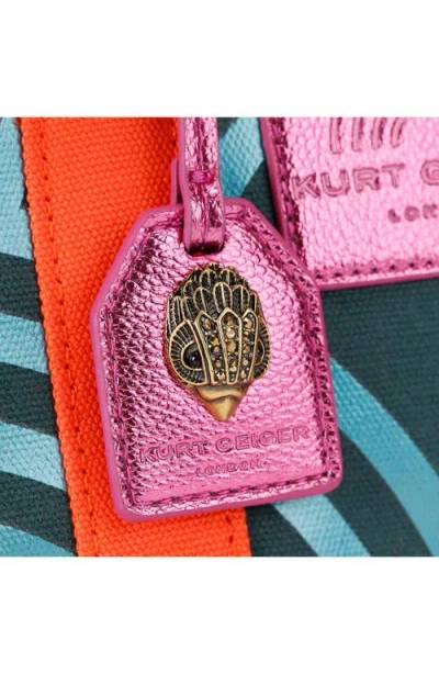 Kurt Geiger London X-small Southbank Canvas Tote In Multi