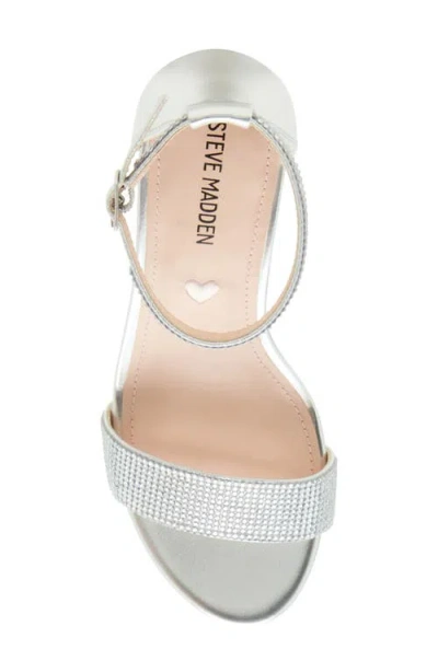 Steve Madden Jcarrson Ankle Strap Sandal In White
