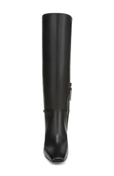 Franco Sarto Women's Sorelina Wide Calf Square Toe Zip Tall Boots In Black