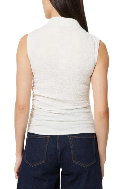 Habitual Gathered Texture Sleeveless Top In Neutral