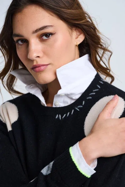 Lisa Todd Hot For Dots Sweater In Black