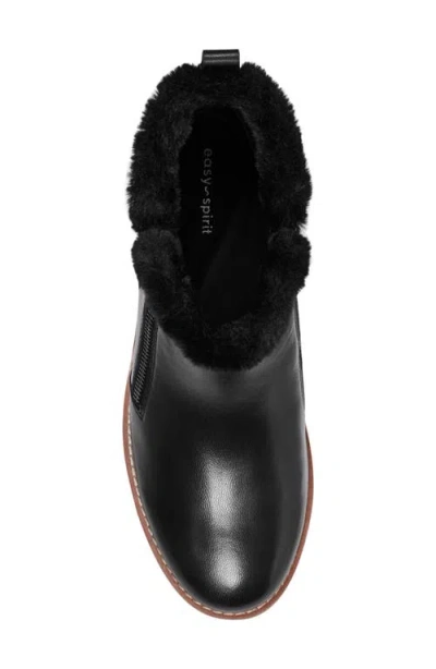 Easy Spirit Women's Jane Round Toe Wedge Booties In Black