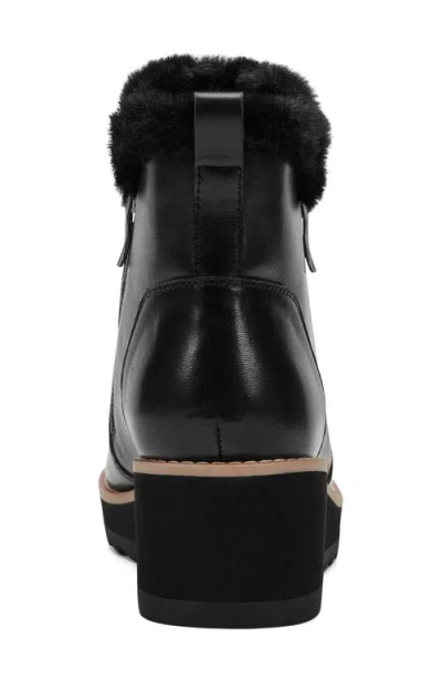 Easy Spirit Women's Jane Round Toe Wedge Booties In Black