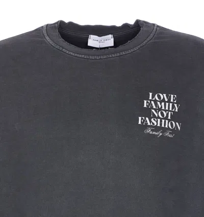 Family First Sudadera - Gris In Gray