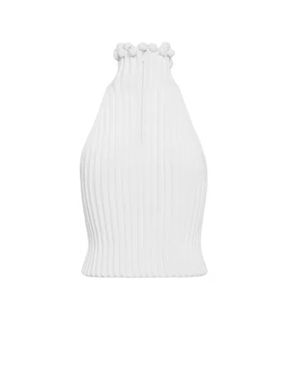 Alaïa Alaia Women Viscose Halter Top In White