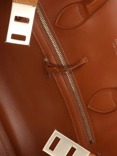 Ferragamo Medium Hug Tote Bag In Brown