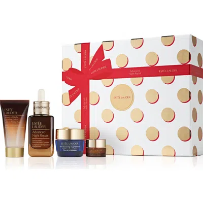 Estée Lauder Advanced Night Repair Holiday 4-piece Skincare Set In Transparent