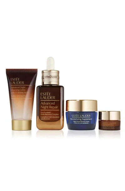 Estée Lauder Advanced Night Repair Holiday 4-piece Skincare Set In Transparent