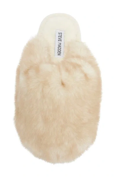 Steve Madden Women's Poof Cozy Slides Slippers In Animal Print