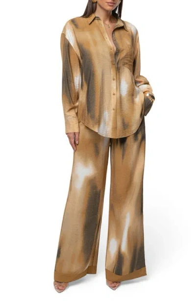 Jluxlabel Celestial Sands Shirt In Multi
