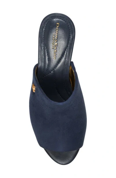 Donna Karan Women's Wedge Heel Mules In Animal Print